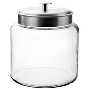 Anchor Hocking 1.5 gal Glass Montana Jar With Silver Lid, Clear by