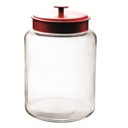 Anchor Hocking 2.5 gal Glass Montana Jar With Red Lid, Clear by