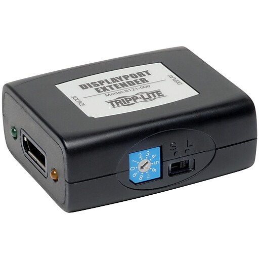Tripp Lite B121000 DisplayPort Signal Extender, Black at Staples