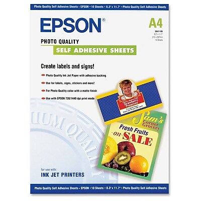 sticky label printer sheets