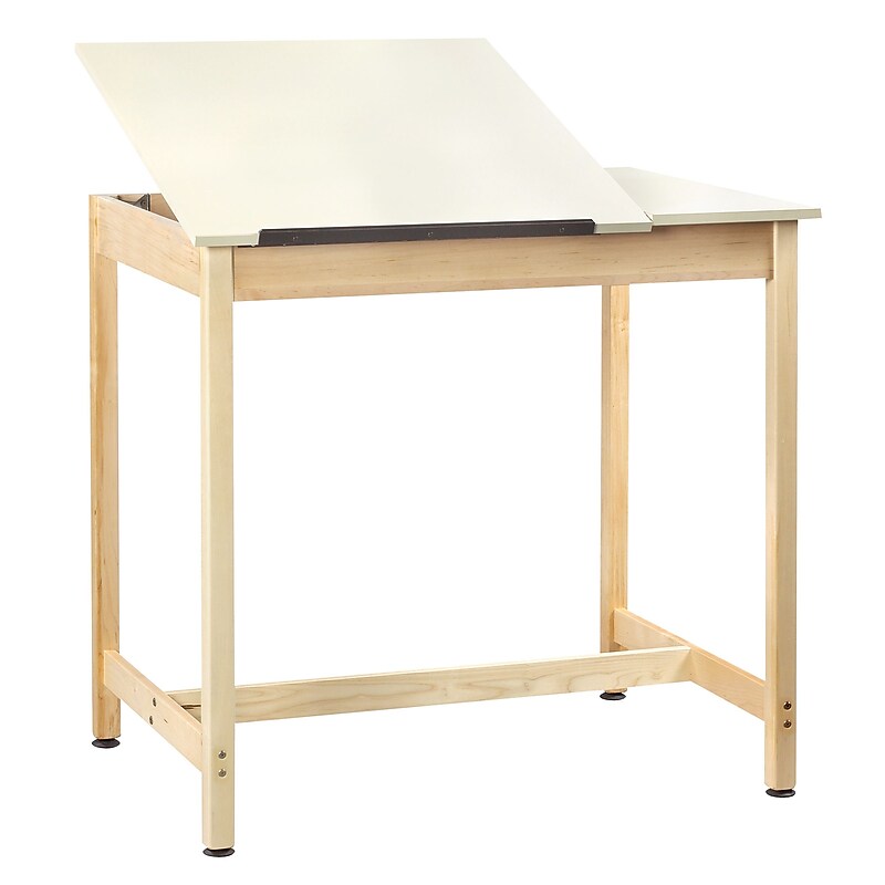 SHAIN Drafting Table 39.75"H x 42"W x 30"D Solid Maple (DT-60SA) image 1