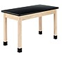 Diversified Woodcrafts Rectangular Science Table, 48" x 24", Black/Maple (P710LBBM30N)~#|#~m000975421_sc7
