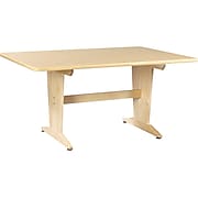 SHAIN Art/Planning Table 26"H x 60"W x 42"D Solid Maple