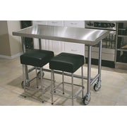 A Line by Advance Tabco Prep Table by