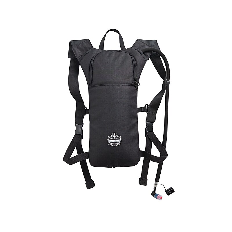 Ergodyne Chill-Its 5155HV Hi-Vis Low Profile Hydration Pack, Black (13155) image 1