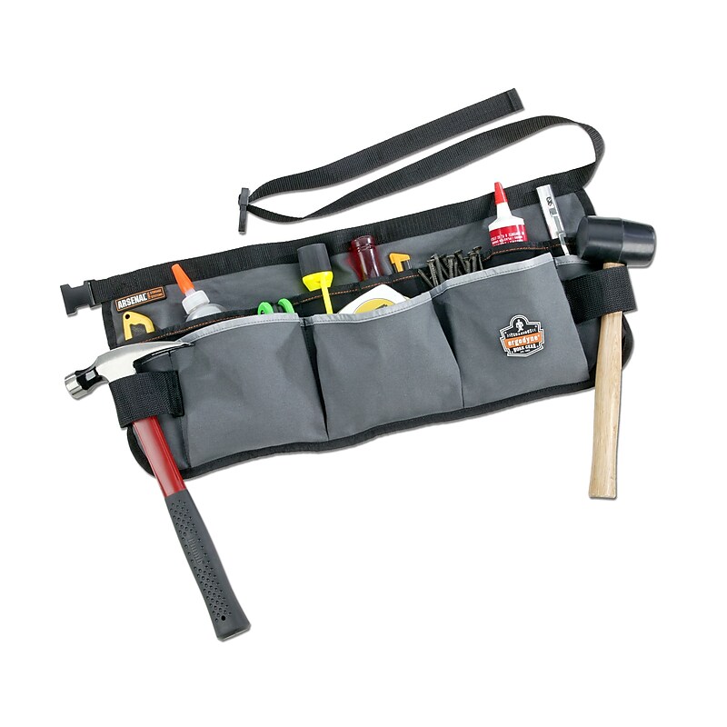 Ergodyne® Arsenal® 5706 13-Pocket Waist Apron, Gray image 1