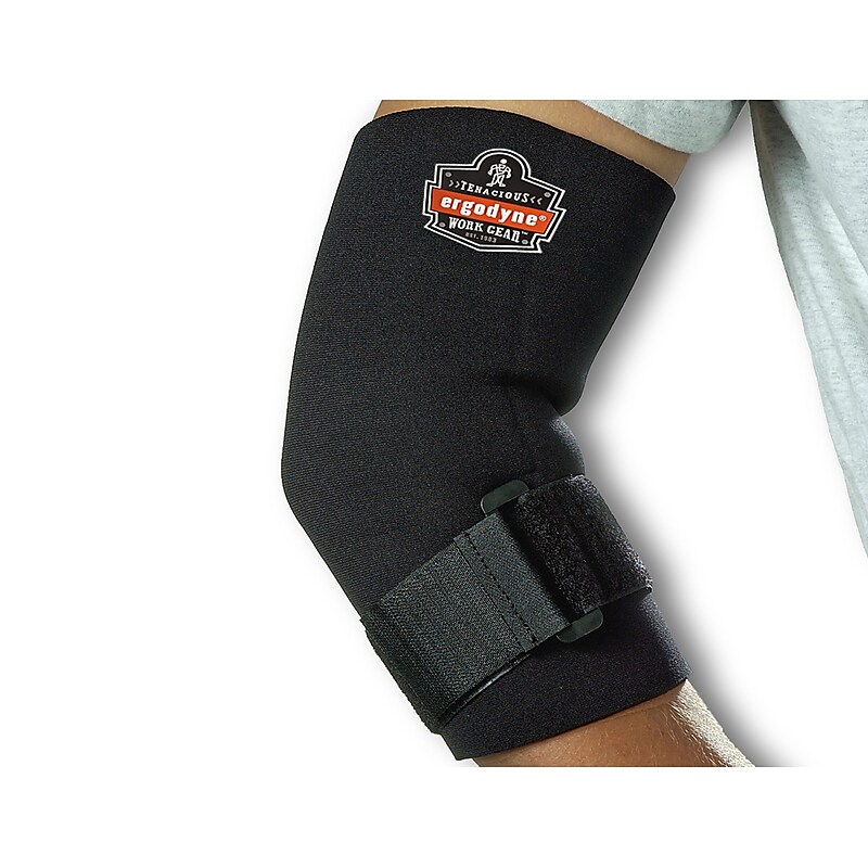 Ergodyne ProFlex 655 Neoprene Elbow Sleeve With Strap, Medium (16583) image 1
