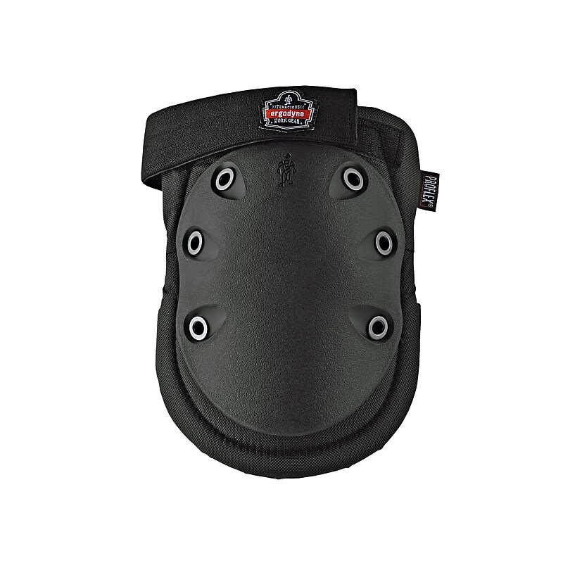 Ergodyne® ProFlex® Knee Pad With Slip Resistant Rubber Cap, Black, Pair image 1