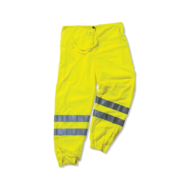 Ergodyne GloWear® 8910 High Visibility Pants, ANSI Class E, Lime, S/M (22953) image 1