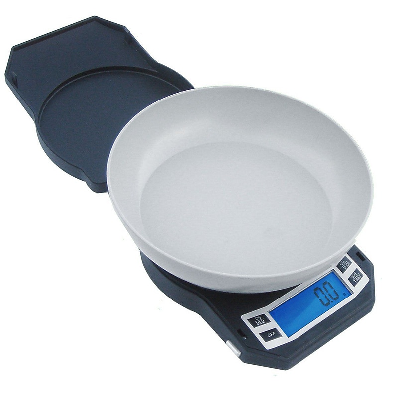 American Weigh Scales LB Compact Kitchen Bowl Scale; Black image 1