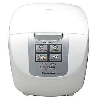 Panasonic® Fuzzy Logic Rice Cooker With One Touch Cooking, White