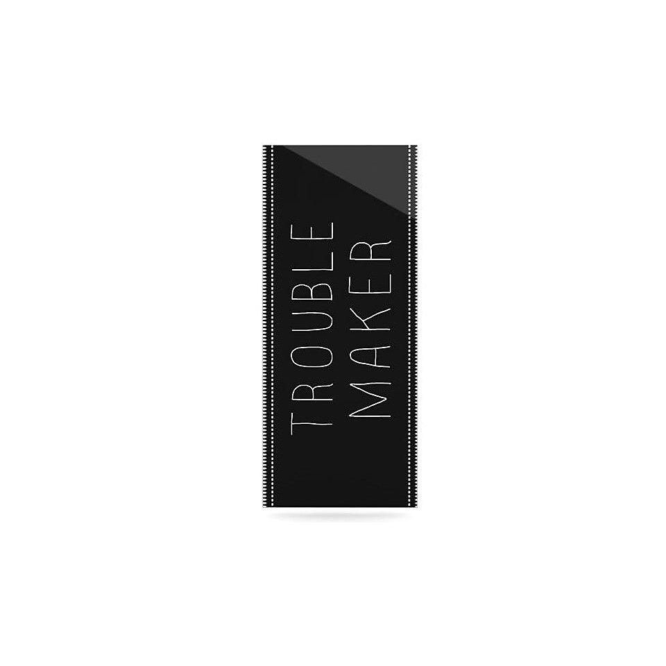 KESS InHouse Trouble Maker by Skye Zambrana Textual Art Plaque