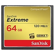 SanDisk® Extreme® 64GB (CompactFlash) Flash Memory Card