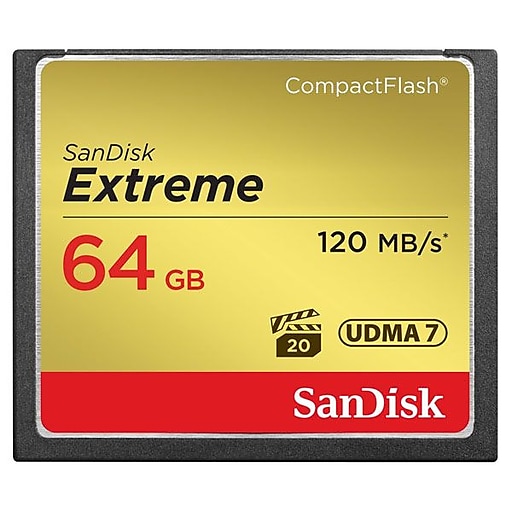 Patriotic Preach Tutor SanDisk® Extreme® 64GB (CompactFlash) Flash Memory Card | Staples
