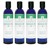 Master Massage® 8 oz. Massage Oil, Refreshing, 4/Pack