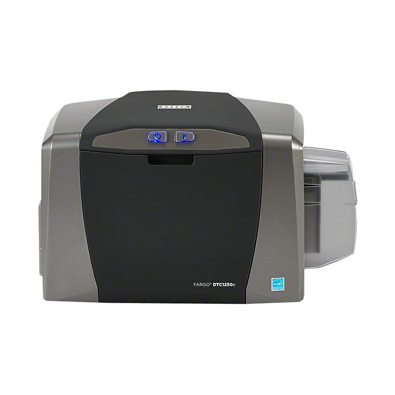 Fargo DTC1250e Dye Sublimation/Thermal Transfer Printer, Color, Desktop, Card Print image 1