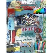 Graffitee Studios Coastal Summer Solstice Graphic Art on Wrapped Canvas