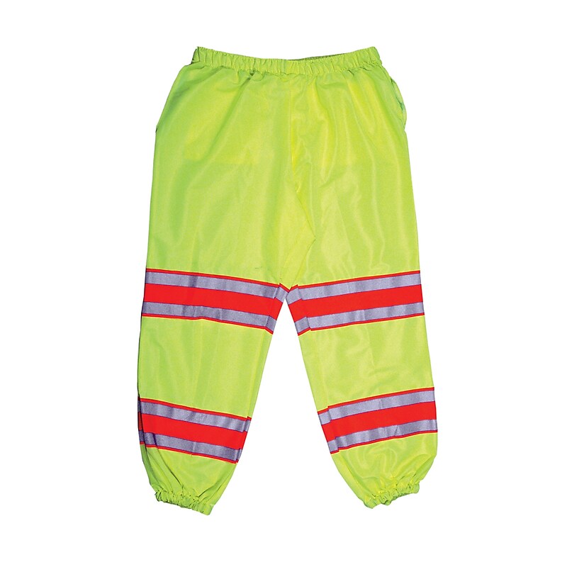 Mutual Industries High Visibility Pants, ANSI Class E, Lime, One Size (16328-4553) image 1