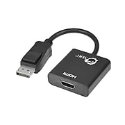 Siig® 9.65" DisplayPort to HDMI Adapter Converter Cable, Black
