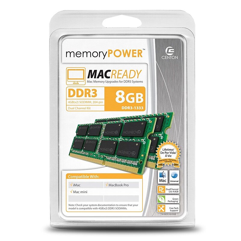 Centon 8 GB SO DIMM 204-Pin 1333 MHZ DDR3 Computer Memory image 1