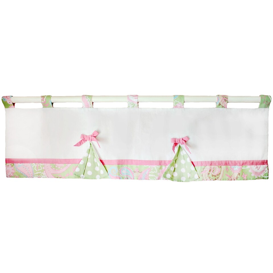 My Baby Sam Pixie Baby 54 Curtain Valance; Pink