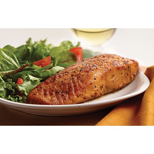Omaha Steaks 4 Marinated Salmon Fillets (6 Oz.) Staples