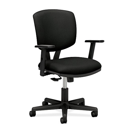 HON® HON5703AGA10 Volt® Fabric Office Chair with Adjustable Arms, Black