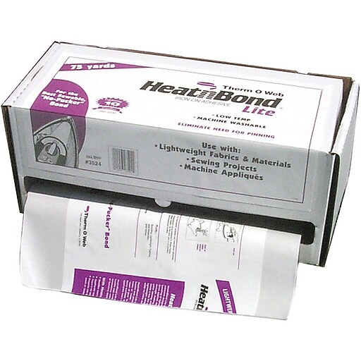 Shop Staples for Notions Heat'n Bond Lite IronOn Adhesive 17" X 75 Yards