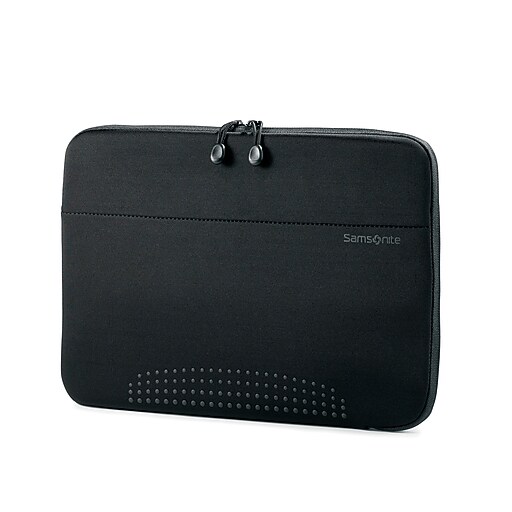 Samsonite Neoprene Laptop Sleeve for 13" Laptops, Black (433191041) Staples