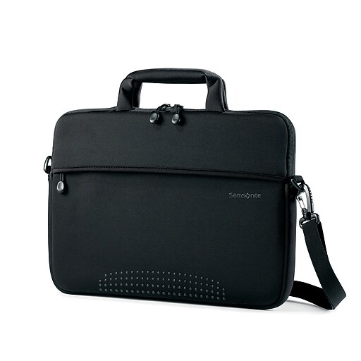 Samsonite Aramon Laptop Notebook, Black Neoprene (433311041) Staples