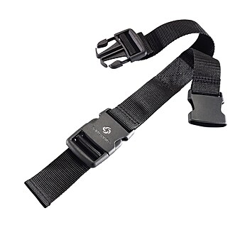 Samsonite Polyester/ABS Add A Bag Strap 10", Black (49493-1041