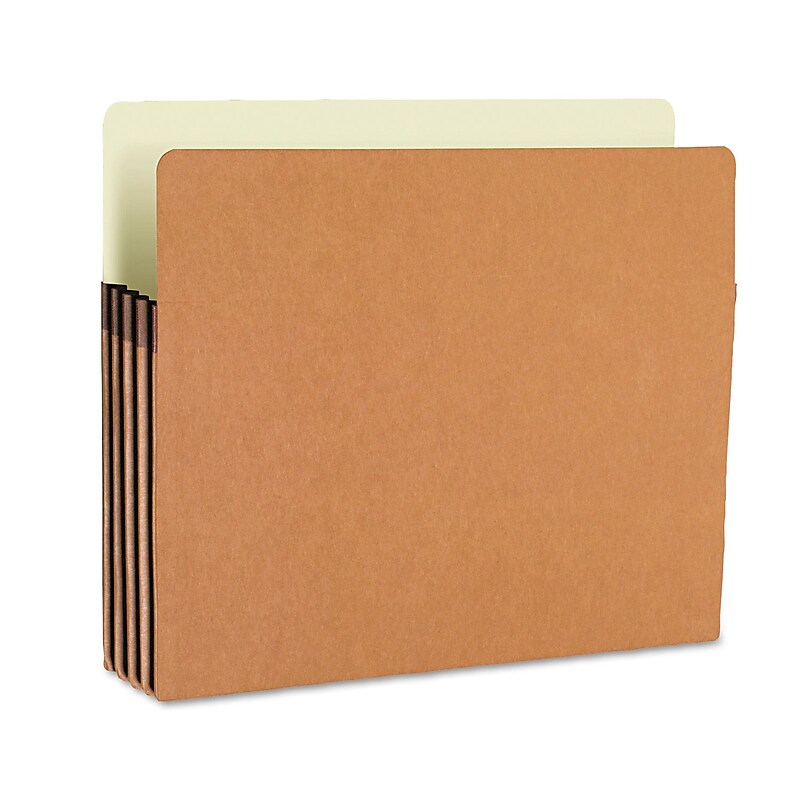 Smead File Pocket, 3.5" Expansion, Letter Size, Redrope (73205) image 1