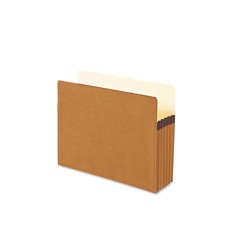 Smead File Pocket, 5.24" Expansion, Letter Size, Redrope (73206) image 1