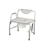 Drive Medical Bariatric Bedside Commode, Drop Arms, Back Rest, Steel Frame (11135-1)~#|#~m001136533_sc7