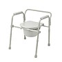 Drive Medical Bedside Commode, Fixed Arms, Back Bar, Steel Frame (11148-1)~#|#~m001136540_sc7