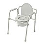 Drive Medical Bedside Commode, Fixed Arms, Back Bar, Steel Frame (11148-1)~#|#~m001136541_sc7