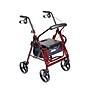 Drive Medical Duet Folding Rollator, Burgundy (795BU)~#|#~m001136759_sc7