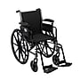 Drive Medical Cruiser III Manual Wheelchair, 20" Seat Width, Desk Arms, Black (K320ADDA-SF)~#|#~m001137021_sc7