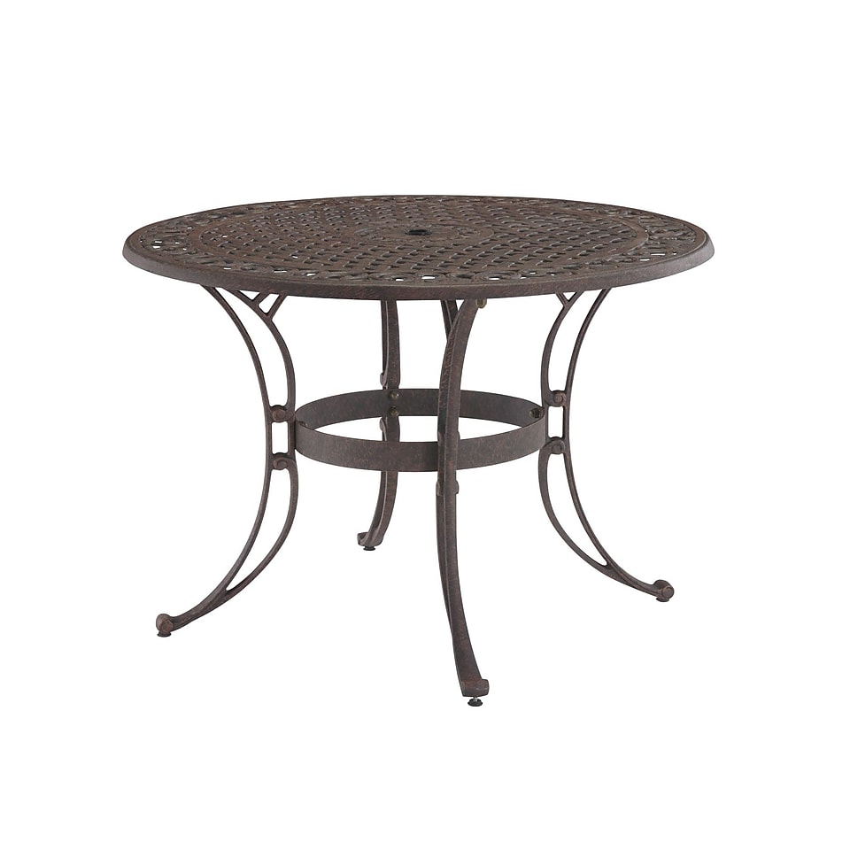 Home Styles 48 Cast aluminum Outdoor Dining Table