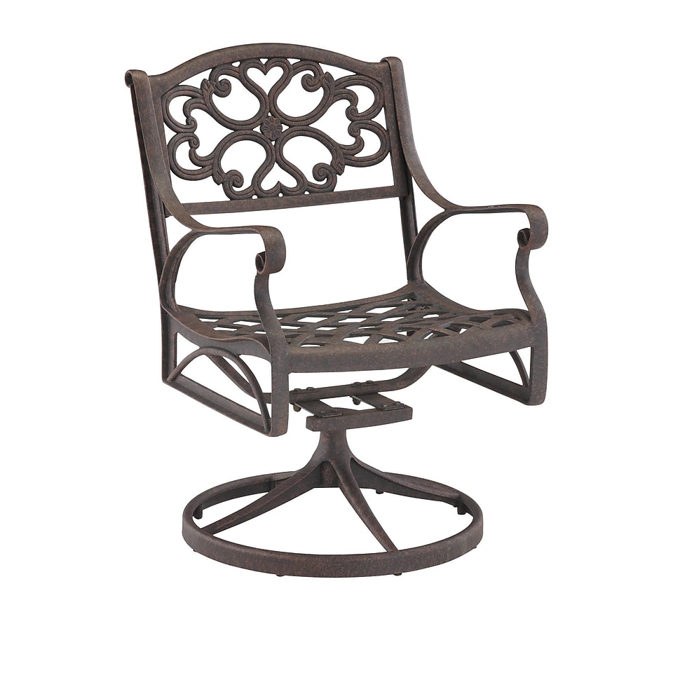 Home Styles Outdoor Swivel Cast Aluminum Dining Chair