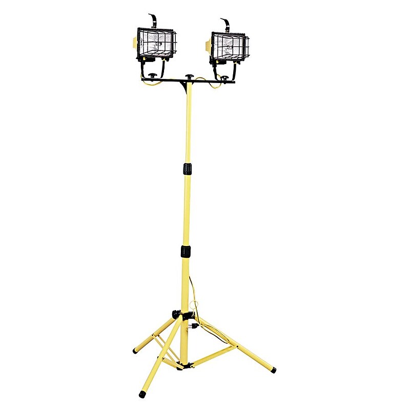 Coleman® 1000 Watt 172-L14SLED Double Halogen Flood Light With Bulbs; Orange image 1