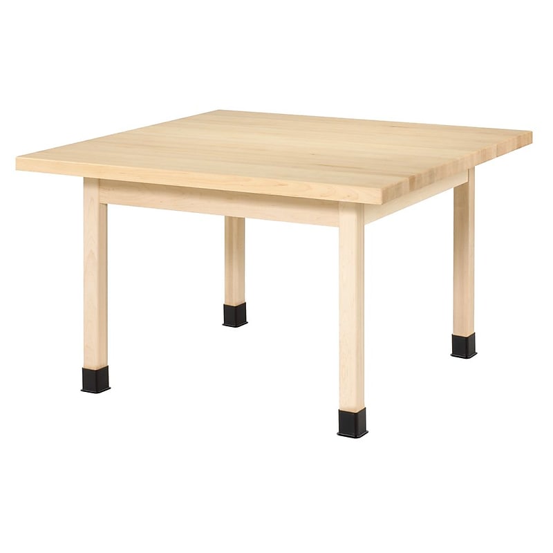 Diversified Woodcrafts Square Activity Table, 48" x 48", Maple (WX4M) image 1