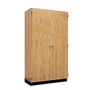 DWI Wall Solid Oak Wood Storage Case