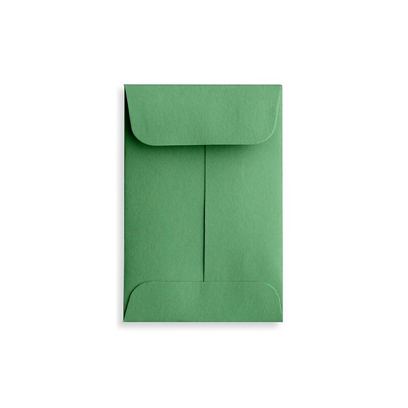 LUX #1 Coin Envelopes (2 1/4 x 3 1/2) 250/Box, Holiday Green (LUX-1CO-L17-250) image 1