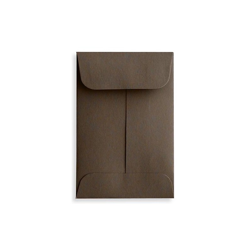 LUX #1 Coin Envelopes (2 1/4 x 3 1/2) 50/Box, Chocolate (LUX-1CO-17-50) image 1