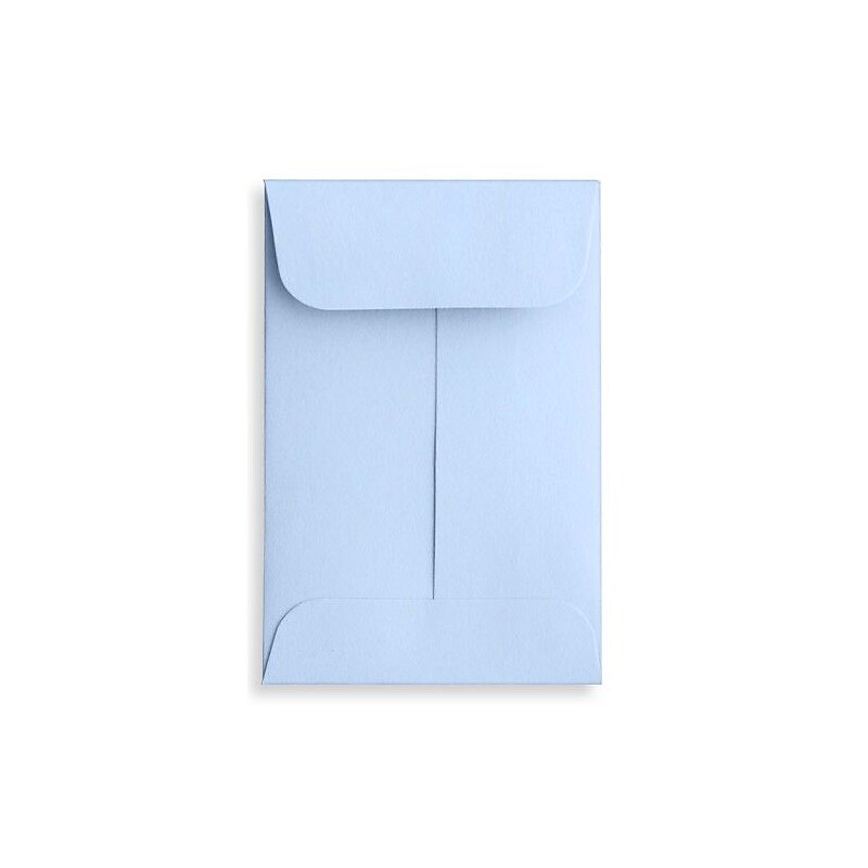 LUX #1 Coin Envelopes (2 1/4 x 3 1/2) 250/Box, Baby Blue (LUX-1CO-13-250) image 1