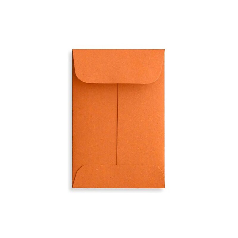 LUX #1 Coin Envelopes (2 1/4 x 3 1/2) 500/Box, Mandarin (LUX-1CO-11-500) image 1