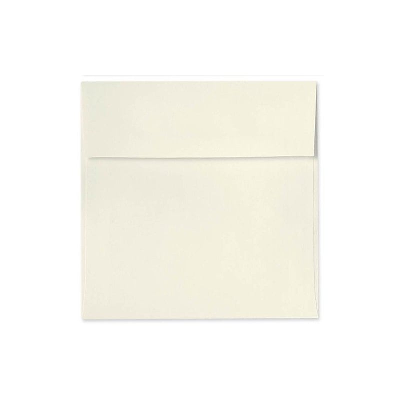 70 lb 4" x 4" Peel & Press Square Envelopes, Natural, 50/Pack image 1
