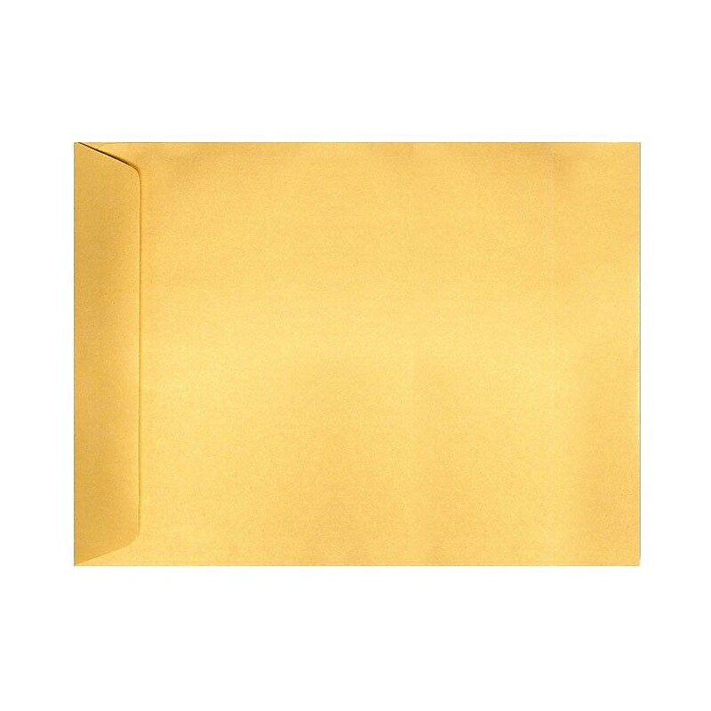 LUX 9 x 12 Open End Envelopes, 250/Box, Gold Metallic (4894-07-250) image 1