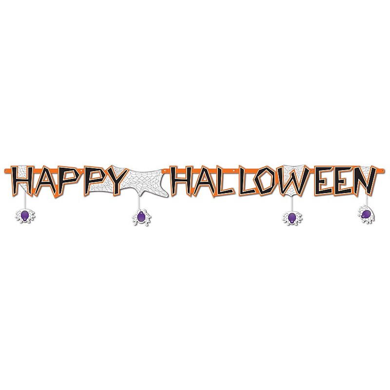 Beistle Happy Halloween Streamer, 3/Pack (01023) image 1